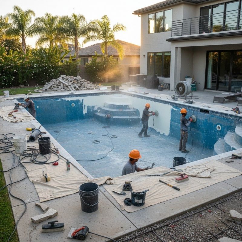 Fiberglass Pool Construction