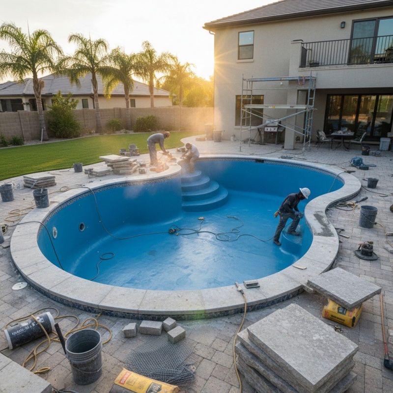 Fiberglass Pool Construction