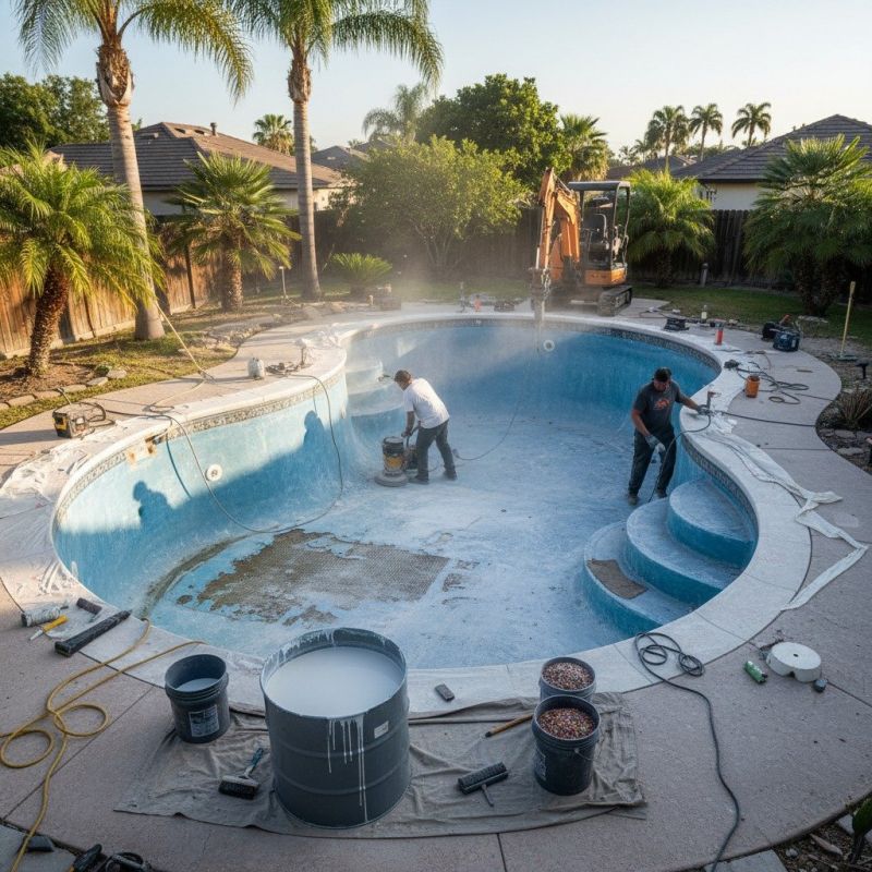 Fiberglass Pool Construction