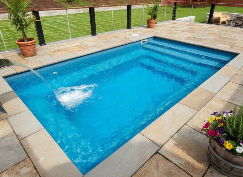 Fiberglass Pool Construction detail